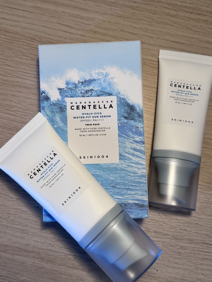 SKIN1004 Madagascar Centella Hyalu-Cica Water-Fit Sun Serum SPF50+ PA++++ - 100ml - Lymo Maroc