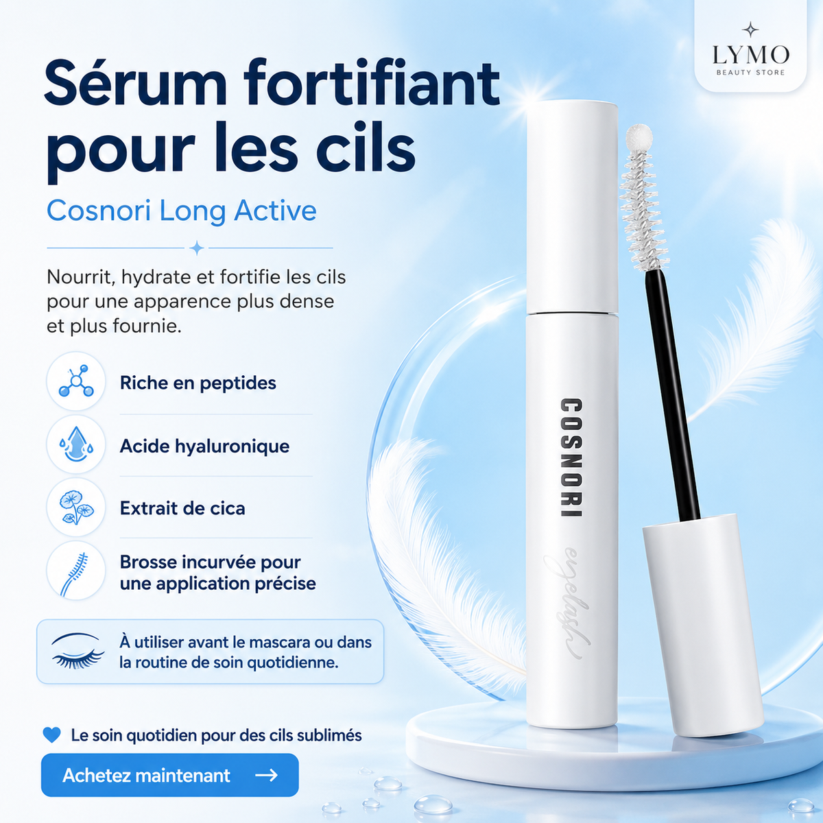 Cosnori Long Active Eyelash Serum - Lymo Maroc