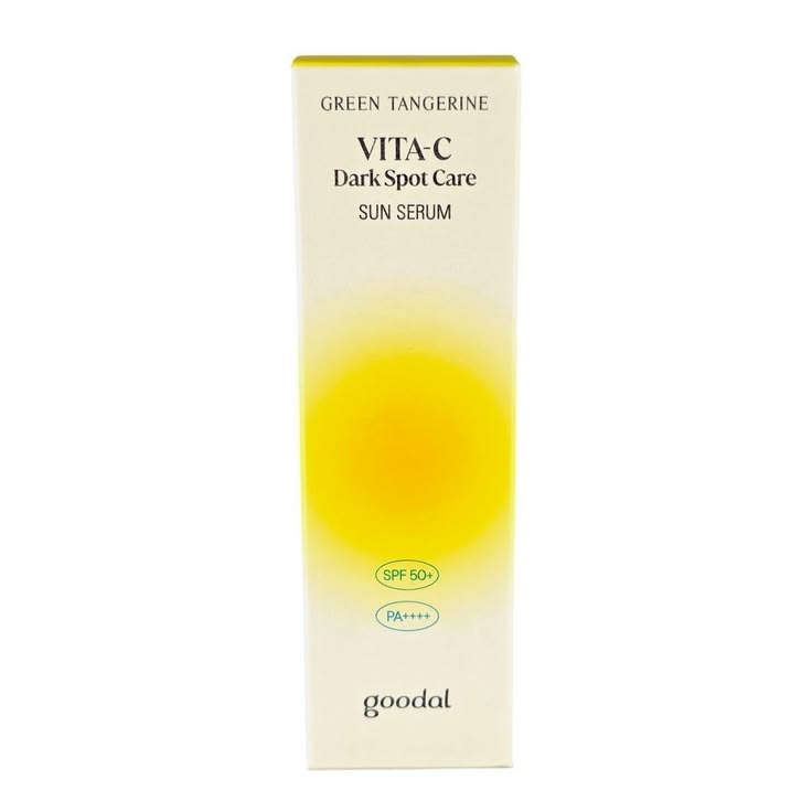 Goodal Green Tangerine Vita C Dark Spot Care Sun Serum SPF50+ PA++++ - 50ml - Lymo Maroc