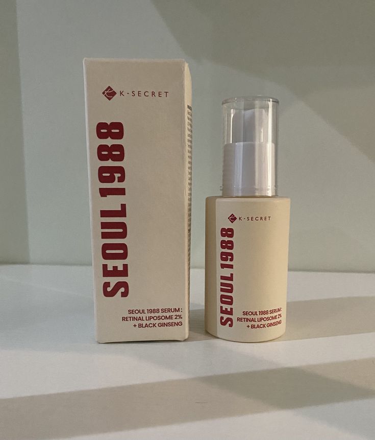 K-SECRET SEOUL 1988 Serum Retinal Liposome 2% + Black Ginseng - 30ml - Lymo Maroc