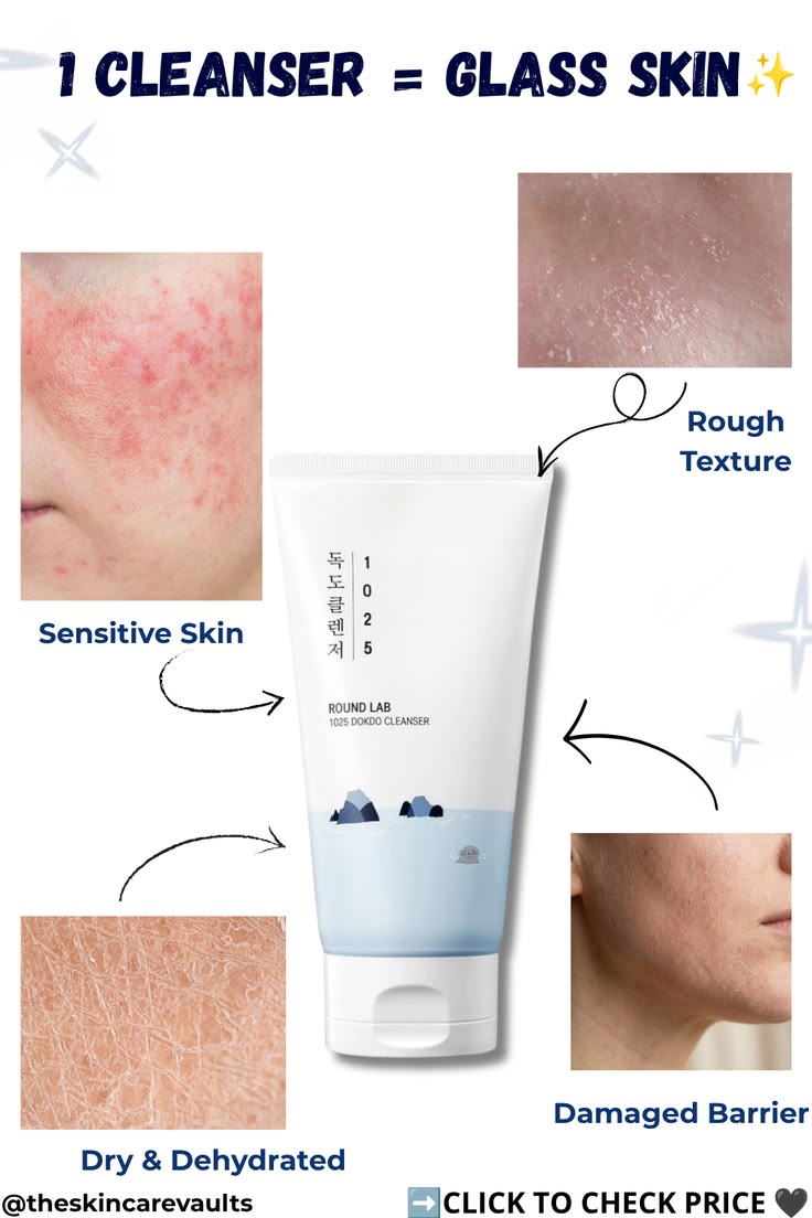 Round Lab 1025 Dokdo Cleanser - 150ml - Lymo Maroc
