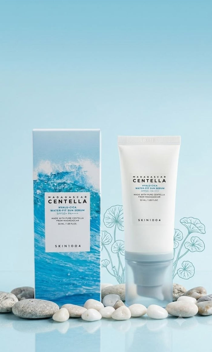 SKIN1004 Madagascar Centella Hyalu-Cica Water-Fit Sun Serum SPF50+ PA++++ - 100ml - Lymo Maroc