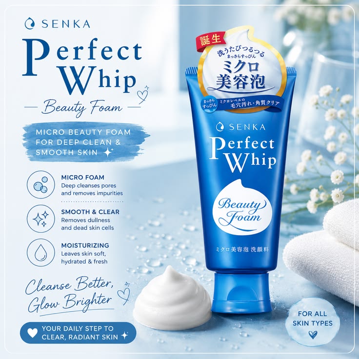SENKA Perfect Whip - 120g - Lymo Maroc