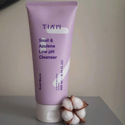 TIAM Snail & Azulene Low pH Cleanser - 200ml - Lymo Maroc