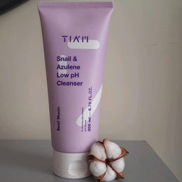 TIAM Snail & Azulene Low pH Cleanser - 200ml