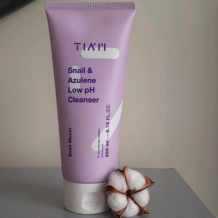 TIAM Snail & Azulene Low pH Cleanser - 200ml - Lymo Maroc